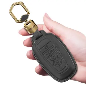 Key Fob Cover Compatible with Bronco Escape Mustang Explorer Edge Expedition F150 F250 F350 Smart Key summervibes Car Key Accessory Car Key Protector