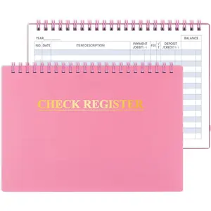 Checkbook Register, Check Registers for Personal Checkbook, Financial Ledger, Checking Book Register for Debit Card & Personal  Checks Order Online - Wide Edition, 8.4" x 6.1" ()