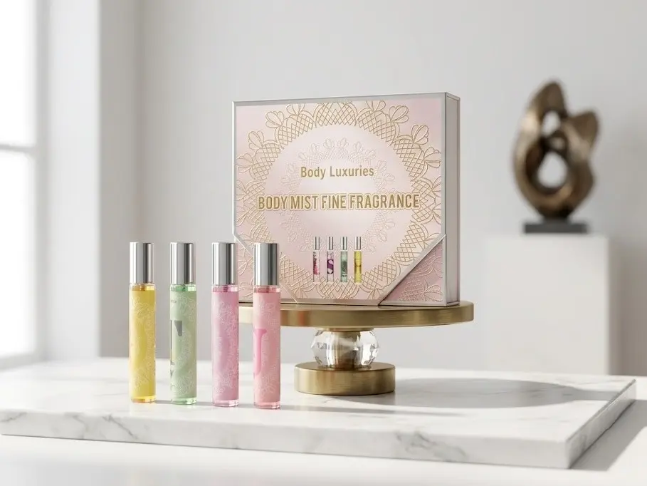 4 pcs  Fragrance Gift Set for Women,  Mini Perfume  Collection, Travel Size Perfume Set