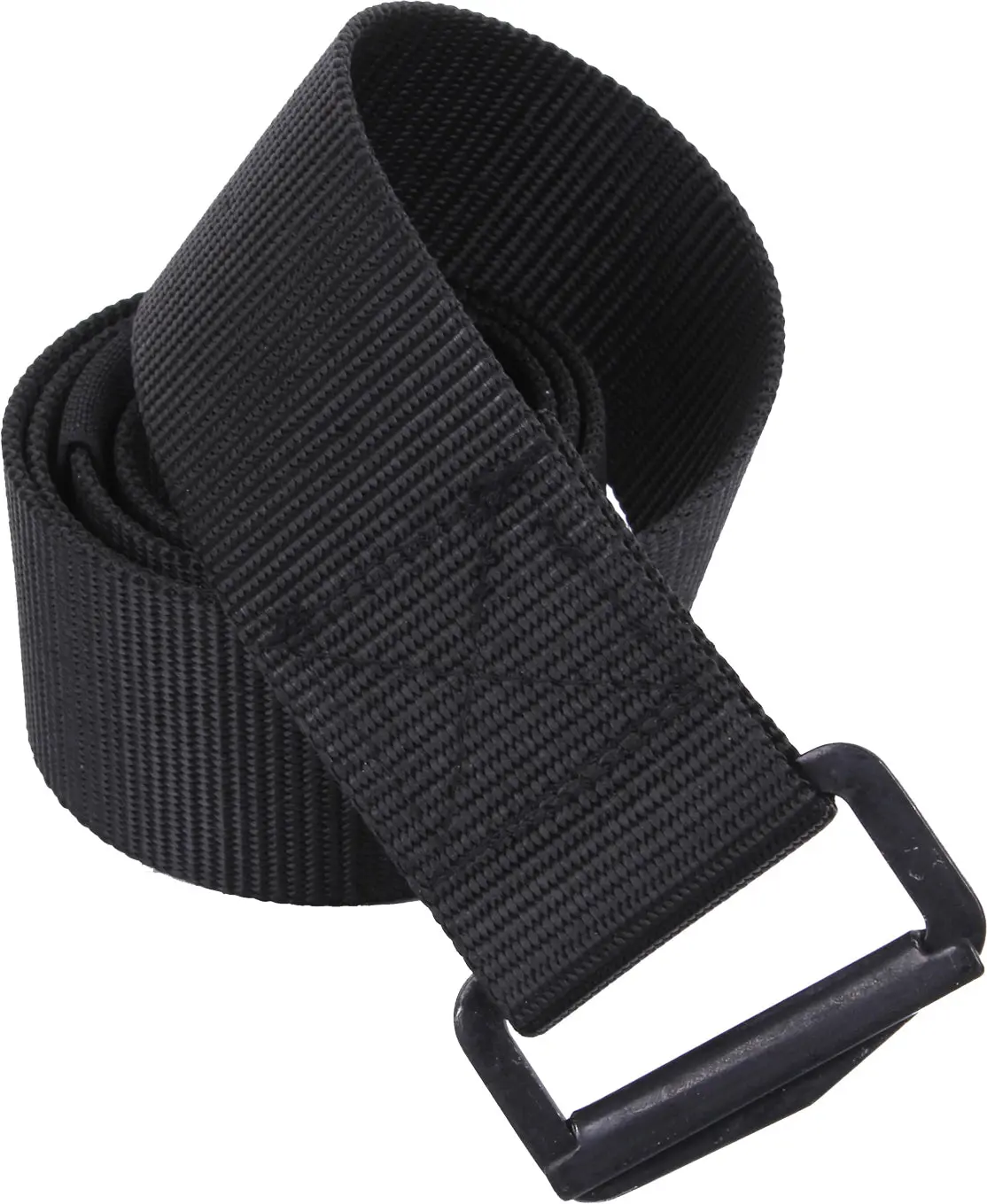 Black Tactical Military BDU Adjustable Belt with Metal Buckle for Law Enforcement Professionals