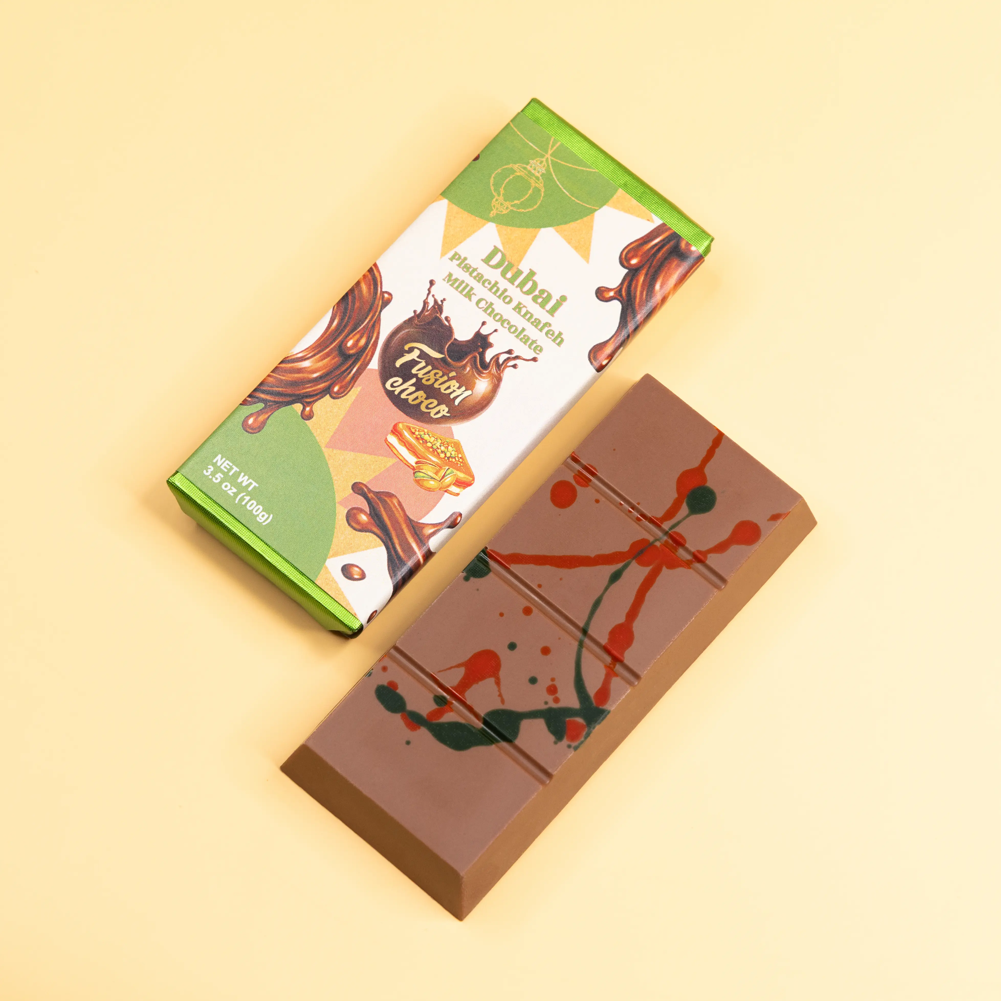 Dubai Milk Chocolate Pistachio 3.5oz