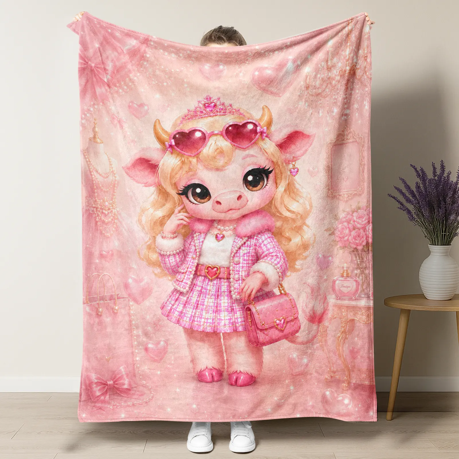 Princess Moo Blanket