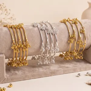 Daily Kashmiri Ghungroo Bangles, 4-Piece Bangle set