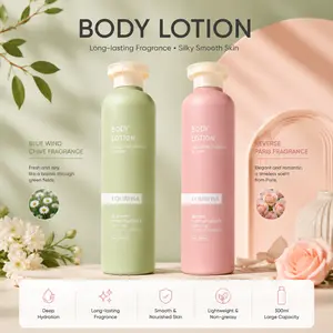 EOURHSA Squalane Cloud Fragrance Body Lotion – 9oz, Long-Lasting Perfume Scent, Moisturizing Cream for Soft, Smooth Skin – Blue Wind Chime & Reverse Paris Fragrance