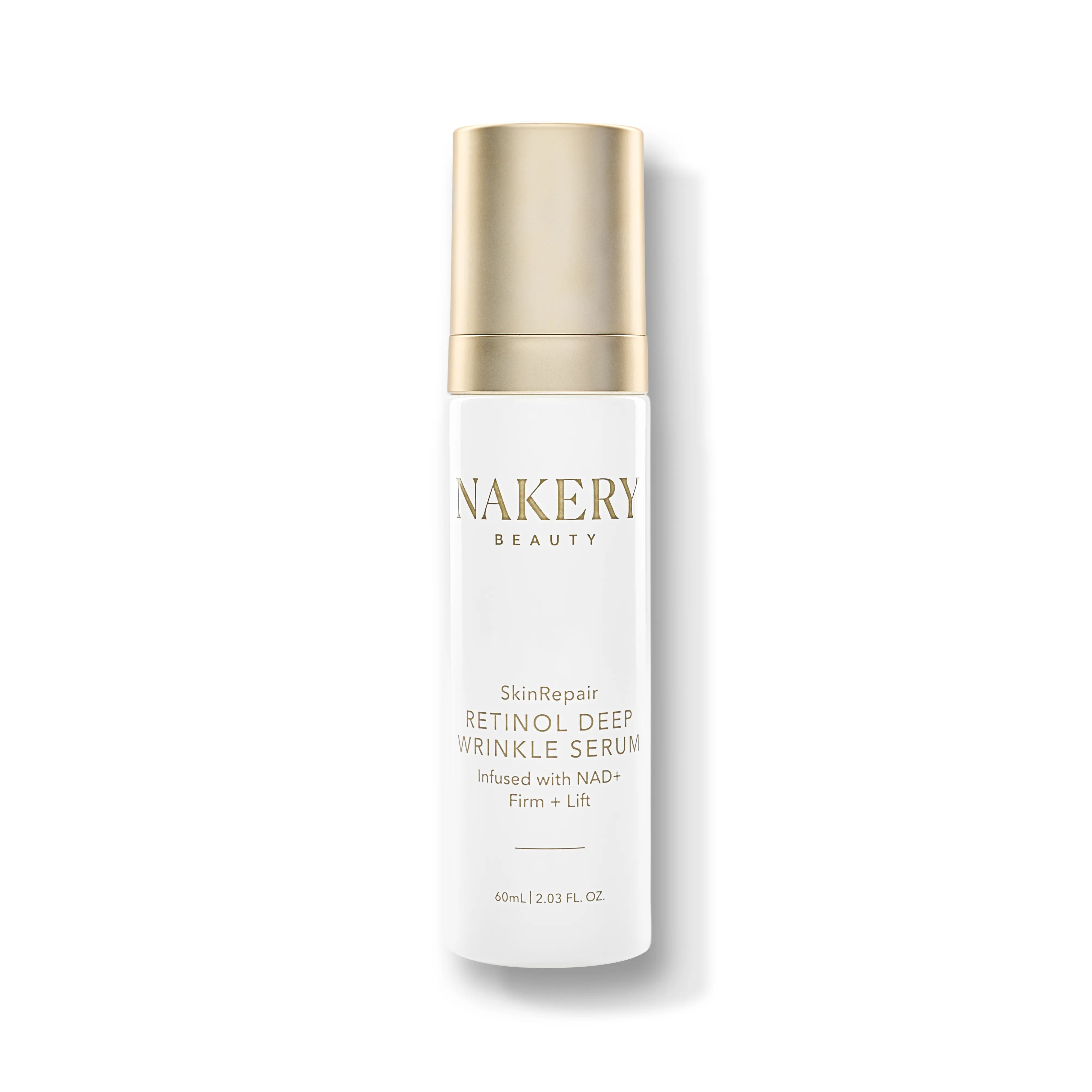 Nakery SkinRepair Retinol Serum, Gentle Anti-Aging Formula with Encapsulated Retinol, NAD+ & Ceramides for Firming, Lifting & Redness Relief, 60ml, Smoothing, Facial Serum, Anti Wrinkle Firming, Daily Use Serum
