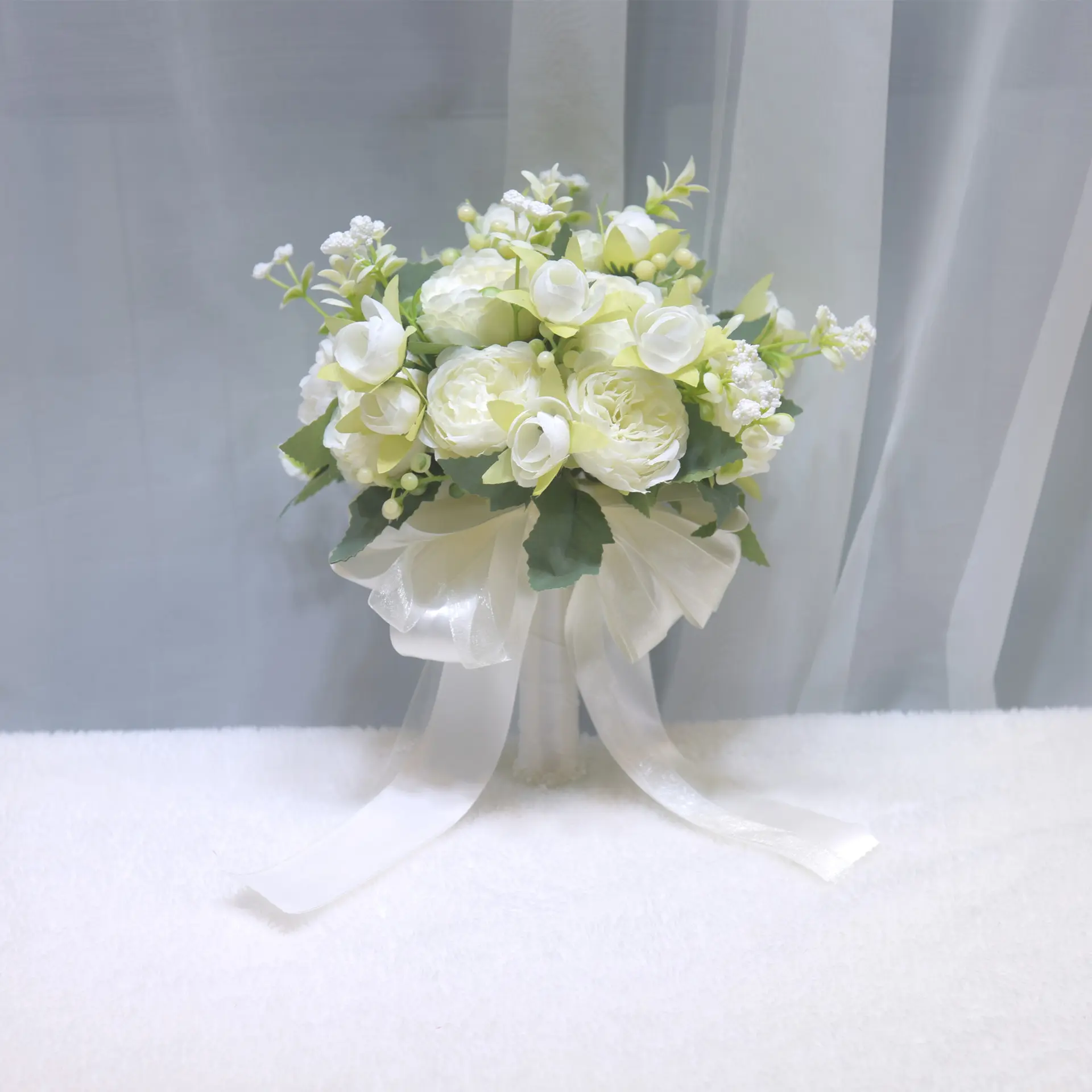 164 Spring Warmth Blossoms Large Milk Wh