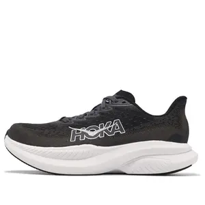 (WMNS) HOKA ONE ONE Mach 6 Wide 'Black White' 1147834-BWHT