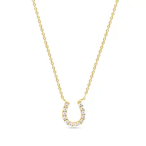 Lucky Horseshoe Necklace 925 Sterling Silver