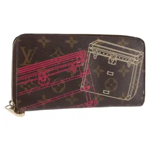Pre-owned Louis Vuitton Canvas Small Leather Goods Monogram Trunks Zippy Wallet L26032121
