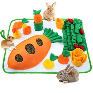 Rabbit Foraging Mat, Non-slip Pet Sniffing Pad, Pet Sniffing Training Mat, Pet Interactive Toy, Small Animal Supplies