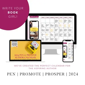 Author Calendar (2024 Pen, Promote & Prosper Calendar)