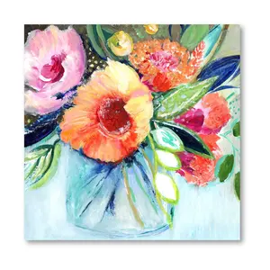 Courtside Market Fantasy Flowers 16" x 16" Canvas Wall Art