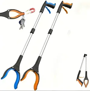 2026 New Deal 1pc, Garbage Picker Grabber, With 360° Rotating Clamp, Lightweight Portable Heavy Duty Grabber For Seniors 32 Inch, Grabber Trash Pickup Tool, Elderly Friendly Grab It Reaching Tool, Household Gadgets, Useful Tool, Cleaning Supplies