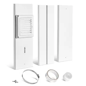 VEVOR 3 - in - 1 Indoor Dryer Vent Kit, with Bucket for Electric Dryer with 4 - Inch by 5 - Feet Extendable Exhaust Hose, Premium Quality Light Weight No Extra Accessories Required for Apartments, RVs