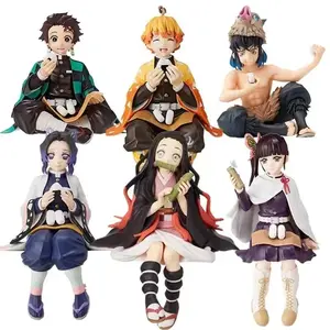 Anime Demon Slayer Kimetsu no Yaiba figure Kamado Tanjirou Action Figure Agatsuma Zenitsu Nezuko Warrior PVC Model Toys