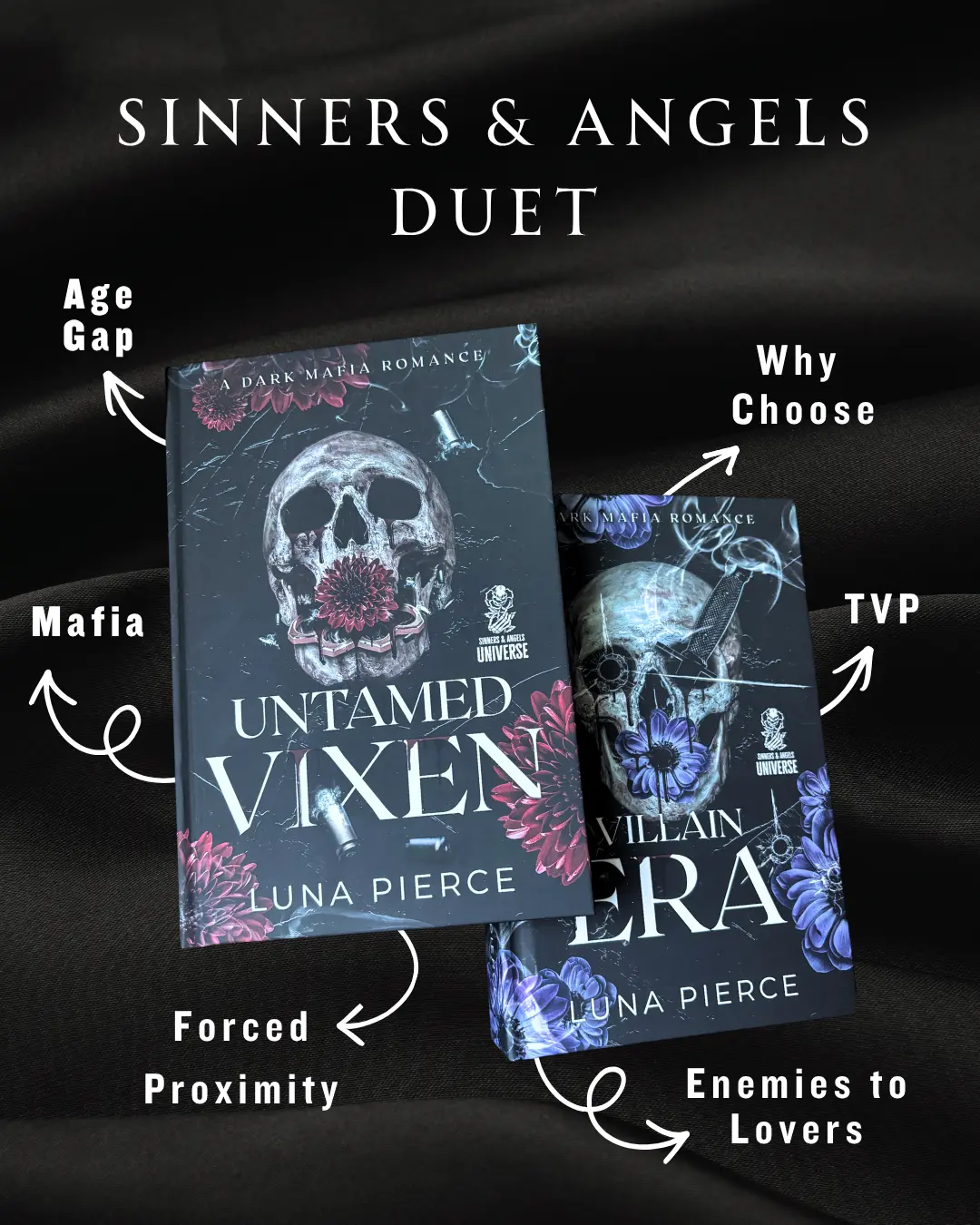 Untamed Vixen & Villain Era 2 book BUNDLE (Dark Mafia Why Choose Duet)