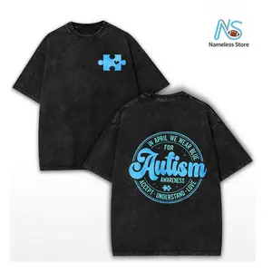 Puzzle Piece Autism Kids T-shirt, Autism Awareness 2 Sided Toddler T-shirt, Custom Autism Team Kids Shirt, Autism Support Group Toddler T-shirt