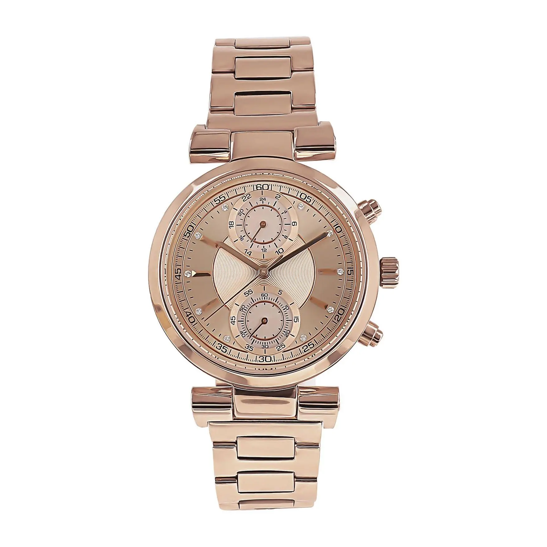 Steel by Design Rosetone Bracelet Watch