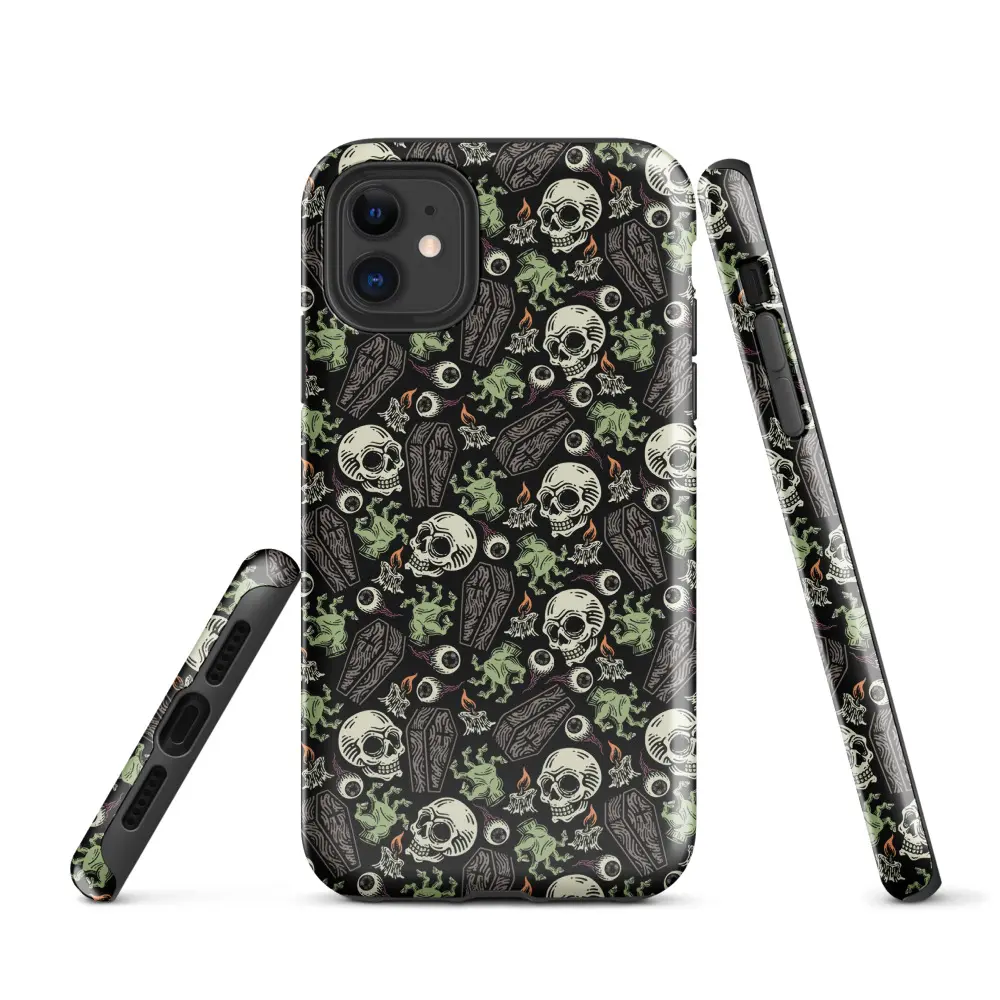 Spooky Skull Hand & Eyeball - Tough Case for iPhone®