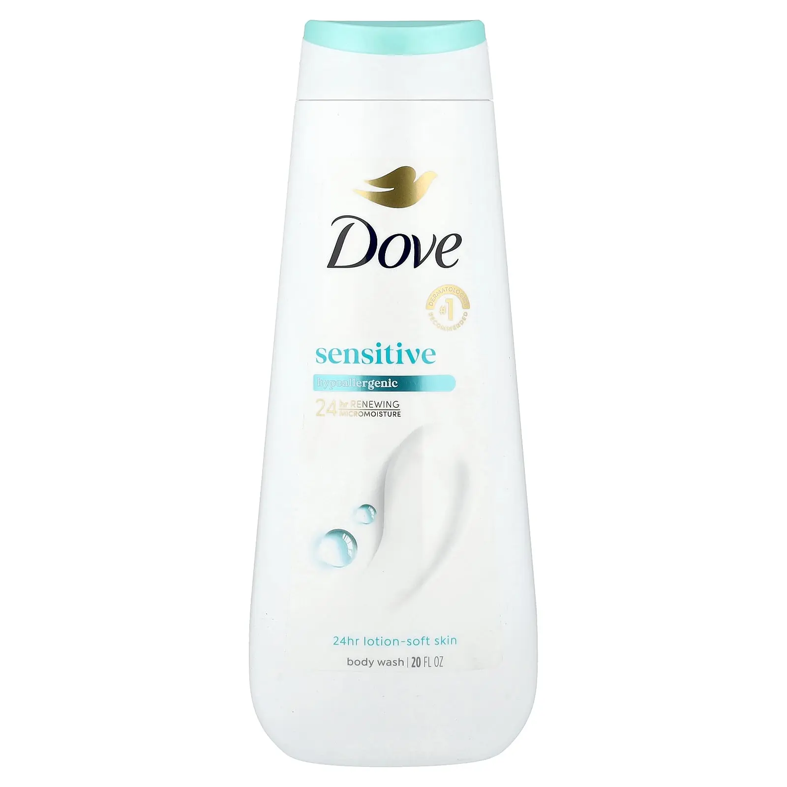 Dove Sensitive Body Wash, 20 fl oz