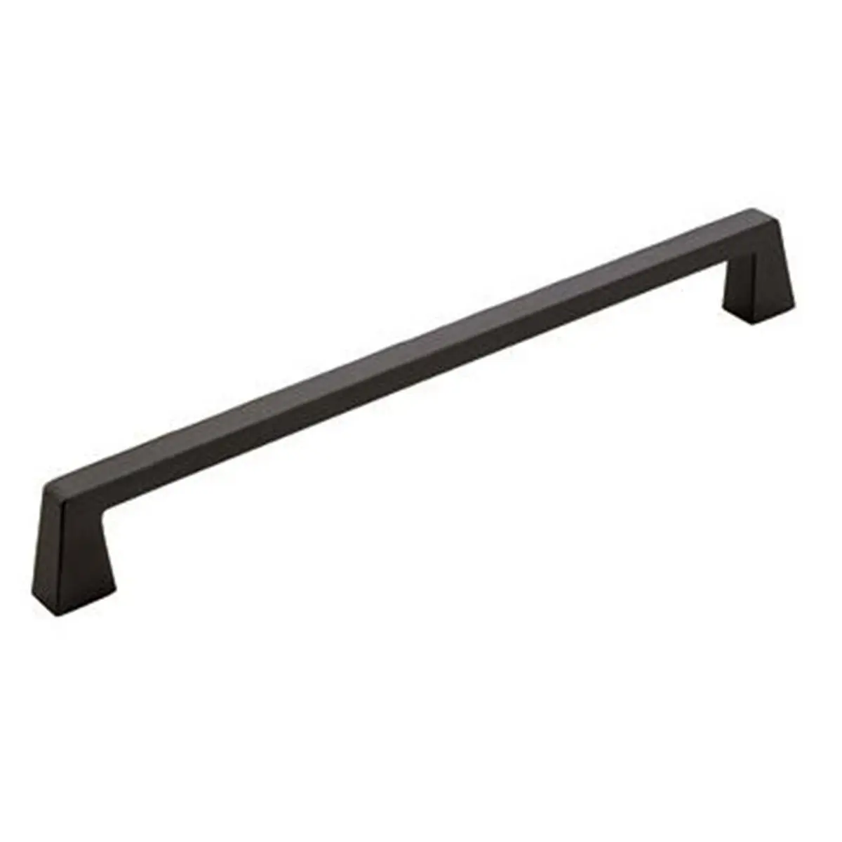 Amerock BP55280-BBR Contemporary 12" Ctr Metal Appliance Pull - Metal Family Door Handle, Black Bronze Hardware with Washers, Fits Doors for Galley Kitchens, Inches