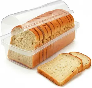 Kitchen Discovery Plastic Bread Box – Preserve Freshness & Flavor for Up to 5 Days