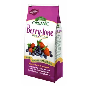 Espoma Organic Berry Tone Fertilizer - 4lb Organic Blend with Bio-Tone Mix, Garden Soil Growth Enhancer, Planting Soil Additive for Berry Bushes