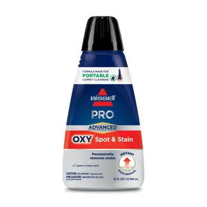 BISSELL Advanced Pro Oxy Spot & Stain Formula for Portable Spot Cleaners, 32 oz., 2038W Cleaning Household