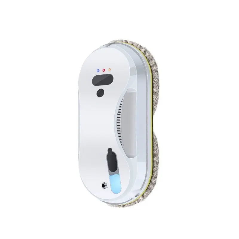 Cordless Electric Window Cleaning Robot - Ultra-Thin 30x20cm Compact Automatic Washer with Anti-Fall Safety, Full Coverage, Reusable Pads, Watermark-Free Transparent Clean, High-Rise/Large-Area Support, Wireless Remote Control, Long-Lasting for Office Use