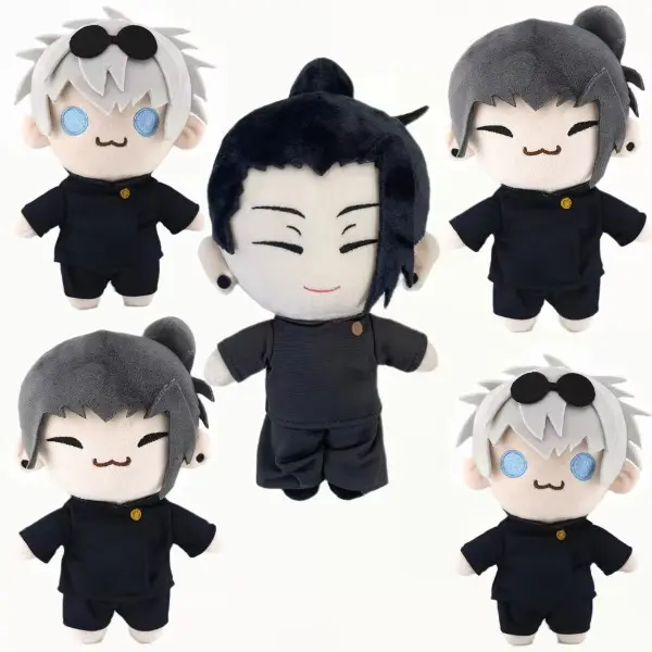 Jujutsu Kaisen Stuffed Animals & Plush Toys - 100% Brand New 1pcs 20-25cm (About 20-25cm) Gojo Satoru Geto Suguru Cosplay Props, Cute Soft Collection (As Picture)