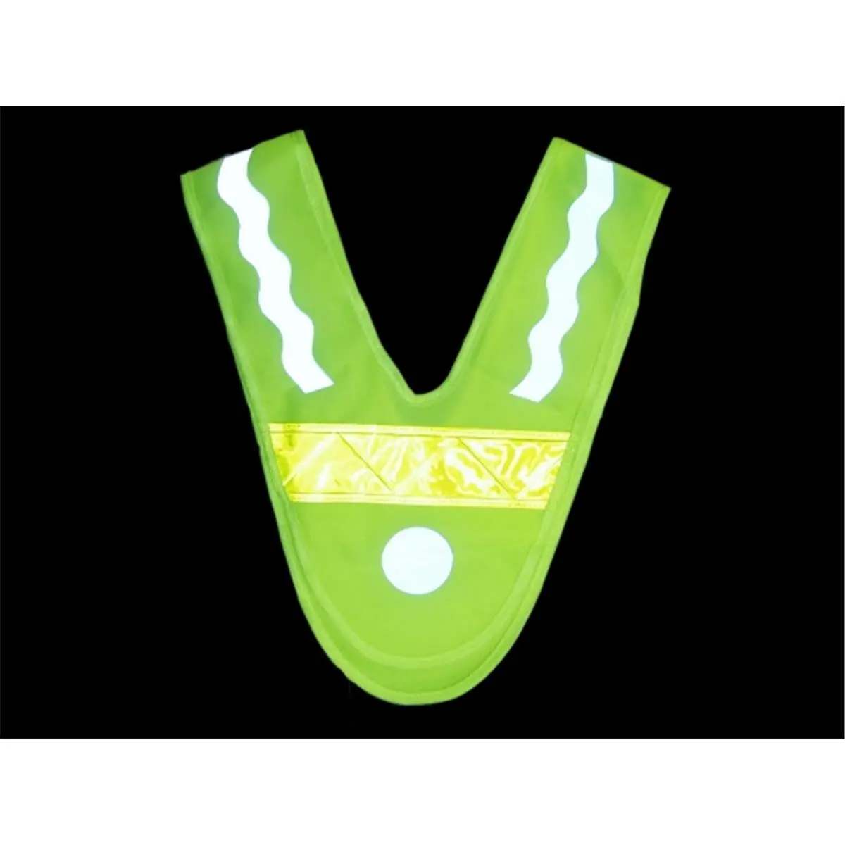 212 MAIN Adult Dog Reflective Collar, Safety Harness with Reflective Strips, High-Visibility Vest Made with US Material, Reflective Strip Harness
