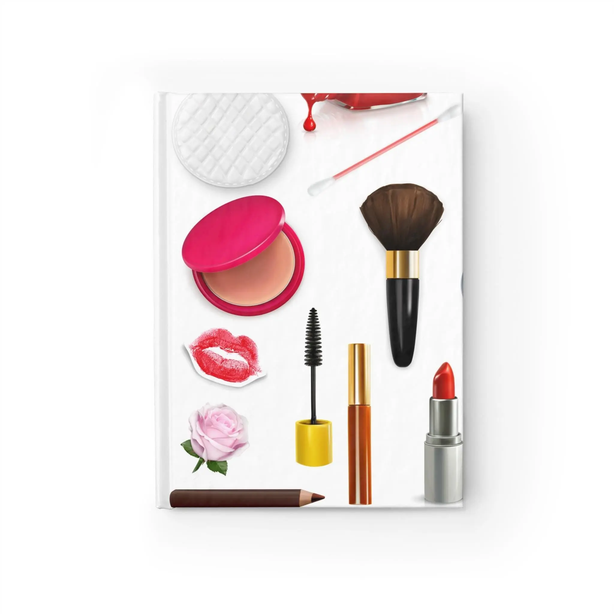 Ruled Line Notebook for Beauty Enthusiasts: Makeup Lover's Journal