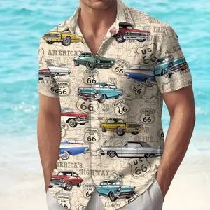 Funny Hawaiian Shirt Gift, Retro Tropical Aloha Button Down, Summer Vacation Shirt, Unique Family Gift for Mother’s or Father’s Day
