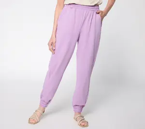 LOGO Lounge by Lori Goldstein Regular Jogger with Seam Detail