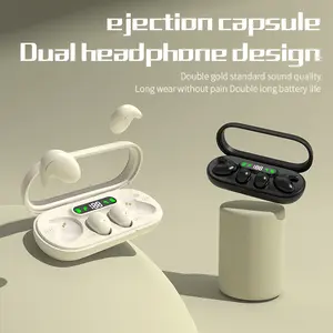 H.L.WALK-D  Wireless Headphones In-ear Design Noise Cancelling True Wireless Earbuds with Digital Display Wireless 5.4 Gaming Headset for Running Exercising Lightweight Fitness Earphones