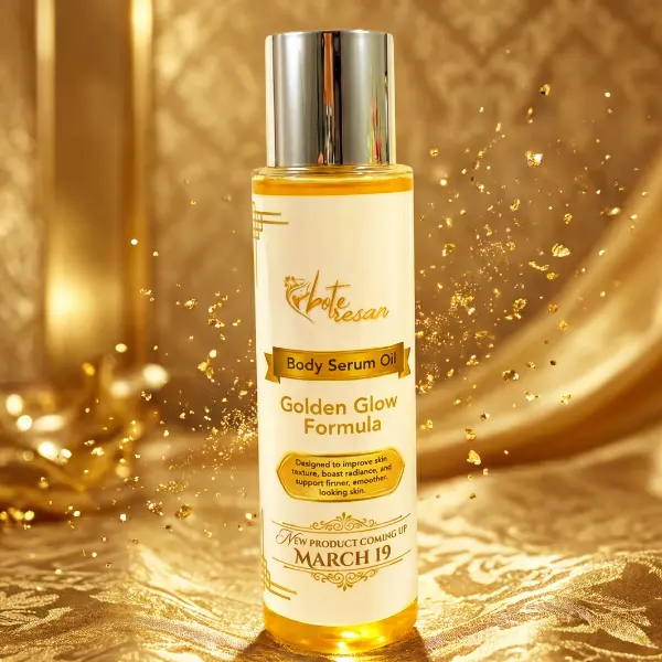 Nourishing Renewing Hydrating Facial Cleanser & Lightweight Golden Glow Body Serum Oil - Vitamin C Moisturizer Blend for Sensitive Dry & All Skin Types with Repair, Hydration Boost, Smoothing Benefits (Adults Self Care Routine Essential)