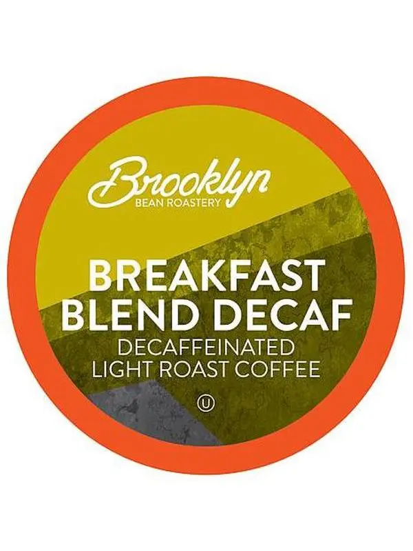 Brooklyn Beans Breakfast Blend Decaf Coffee Pods 40-count
