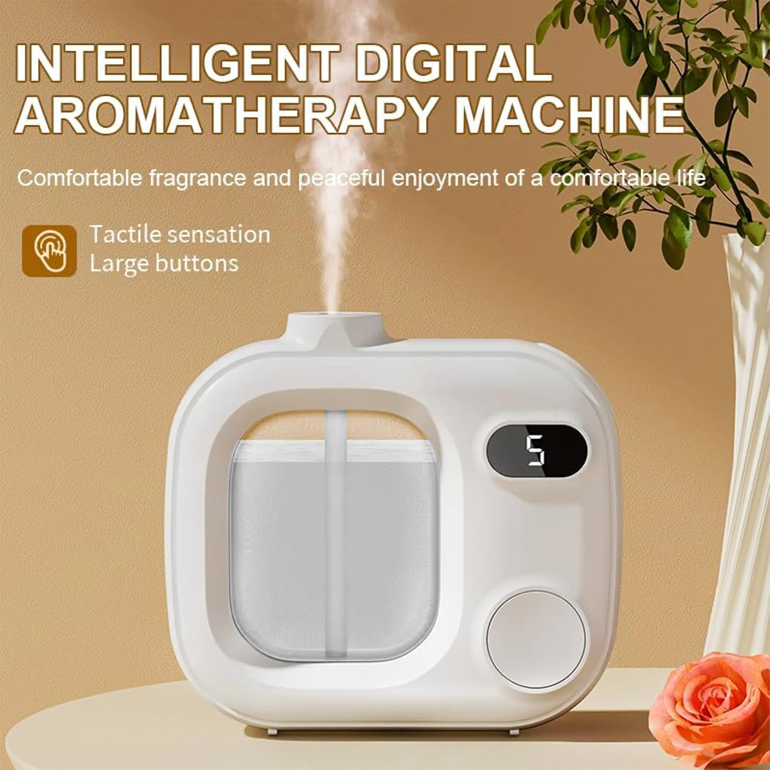 Smart Aromatherapy Diffuser Machine, Automatic Air Freshener Spray, Essential Oil Diffuser,USB Connection,Perfect Holiday Gift,Long-Lasting Deodorization  Fragrance Expander for Bedroom, Bathroom Office