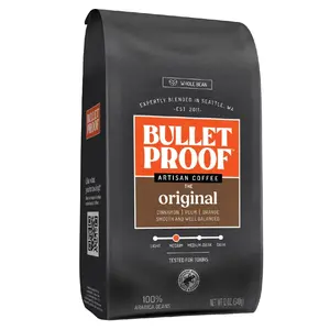 Bulletproof The Original Whole Bean Coffee, Sweet and Smooth, 12 oz.