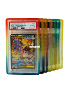 MintedGuard for Standard PSA Graded Cards (Aether Series) TPU Flexible Impact Protection Precision Molded Fit Scratch Edge Defense Slim Lightweight Design Graded Card Holder Graded Guard Bumper Guard Jewel