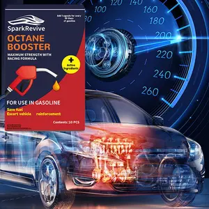 10pcs Solid Fuel System Cleaner Restore Horsepower Reduce Engine Knock Removes Carbon Restores Engine Power Fuel Additive for Car SUV and Truck