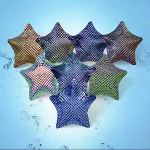 1pc 3D Printed Starfish Figurine, Jointly Moveable, Stress Relief Toy, Stress Relief Sculptures, Stress Relief Model, Anxiety Reliever, Relaxing Decoration, Ideal Gift for Ocean Lovers