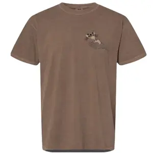 Cute chest Otter embroidered summer spring comfort colors shirt/  comfort colors tee/ otter nautical coastal embroidered shirt