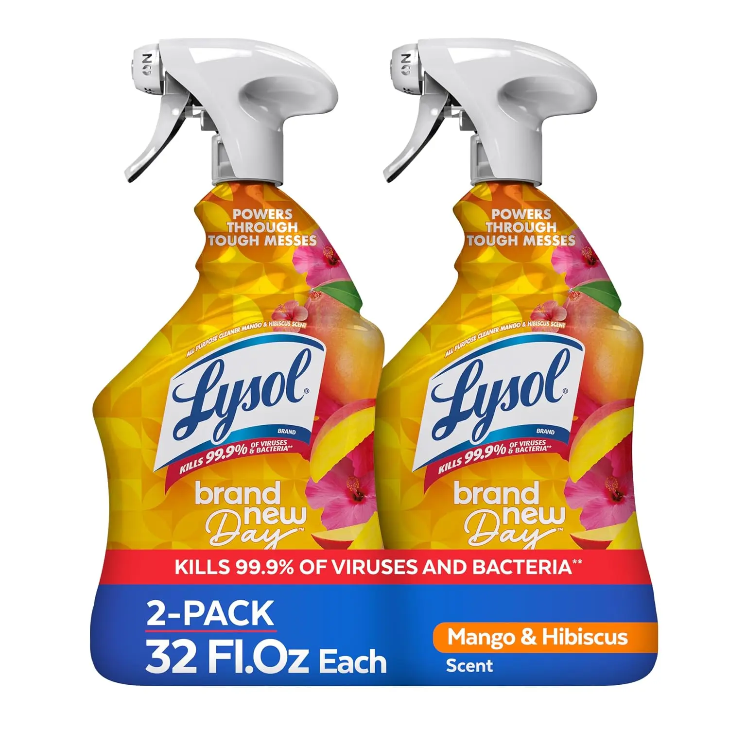 Lysol All Purpose Cleaner Spray, Multi-Purpose Disinfecting Spray, Kitchen & Bathroom Cleaner, Lemon Breeze Scent, 32 Fl Oz