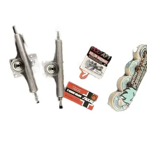 Real DBX 8.5 Complete Skateboard - Blue Foil Deck with White Wheels and Silver Trucks