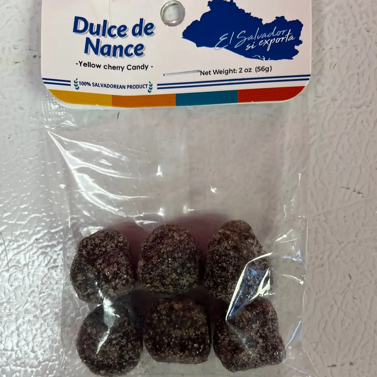 El Salvador Si Exporta Dulce de Nance/ Yellow Cherry Candy 2 oz