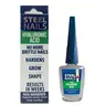 Amen Steel Nails Hardener with Hyaluronic Acid, Grow and Harden Brittle Nails in Weeks, Clear