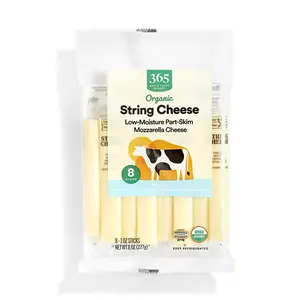 Organic Mozzarella String Cheese, 8 Ounce
