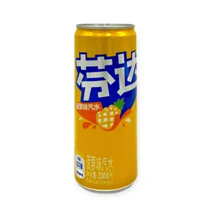 TAIWANESE PINEAPPLE FLAVORED FANTA SODA 330ML CAN Beverage
