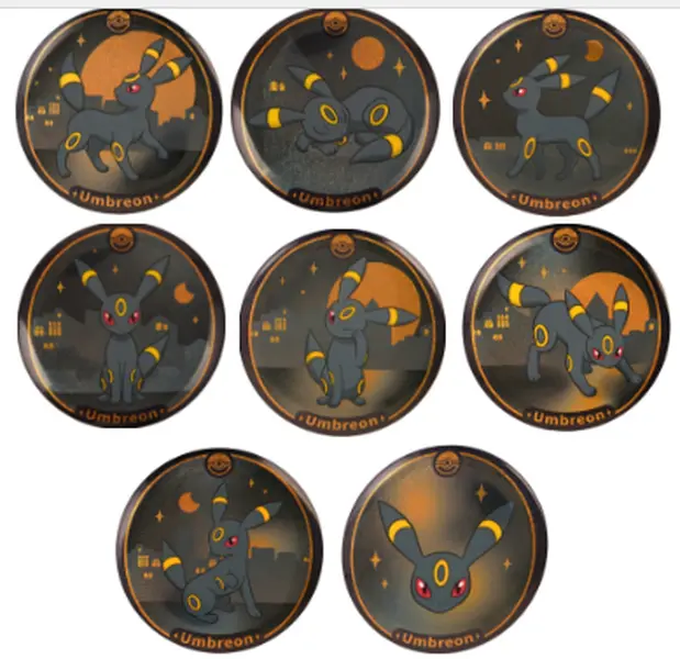 Ship Sealed Terastal Gathering Umbreon Series Eeveelution Jumbo Collectible Pinbacks